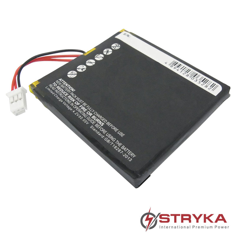 Stryka Battery to suit CRESTRON-UNIVERSAL MX3000 Remote 3.7V 2100mAh Li-Pol