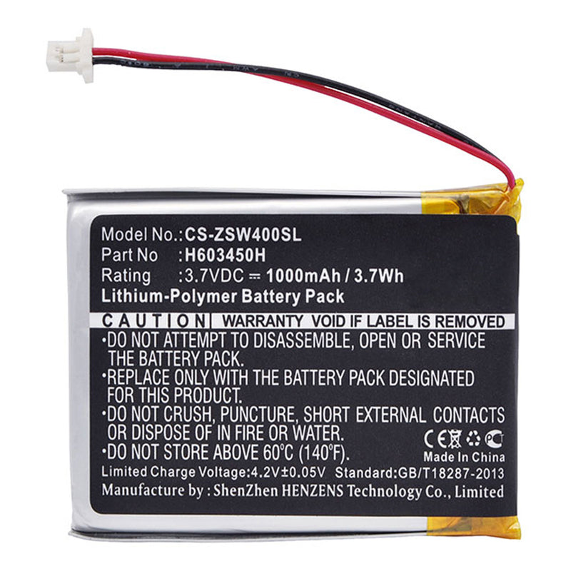Stryka Battery to suit IZZO Swami 4000 Golf GPS 3.7V 1000mAh Li-ion - 4 - 6 Weeks Delivery