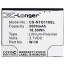 Stryka Battery to suit NETGEAR W-7 W-8 3.7V 5000mAh Li-ion