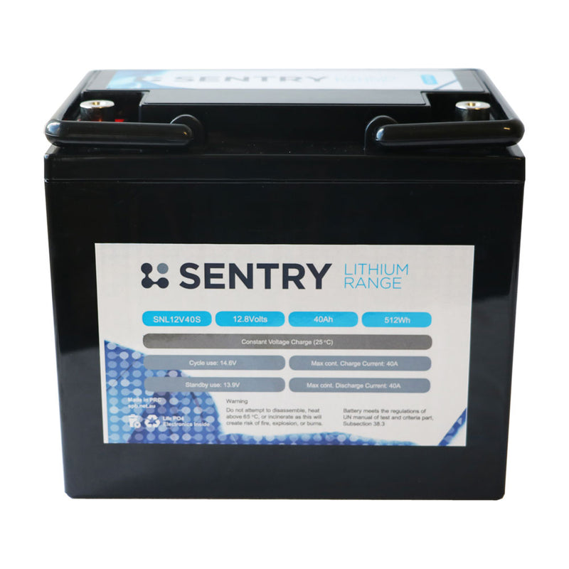 Sentry Lithium 12V 40AH 4S Battery (LiFePO4)