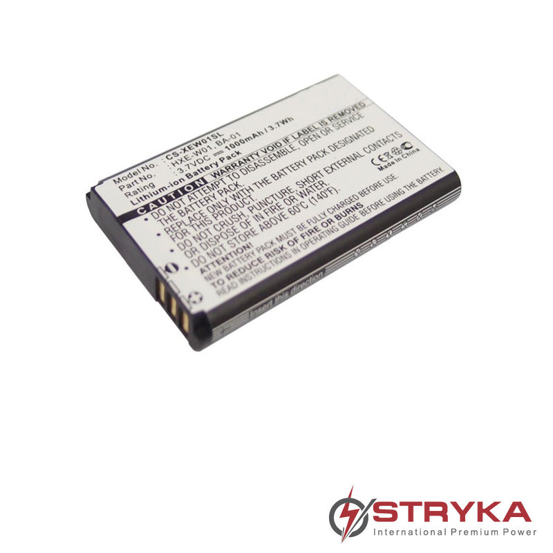 Stryka Battery to suit QSTARZ HX-N3650A-G 3.7V 1000mAh Li-ion - 4 - 6 Weeks Delivery