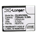 Battery to suit Sonocaddie V350 3.7V 1700mAh Li-ion