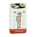 Stryka 9V 550mAh Lithium Polymer Rechargeable Battery