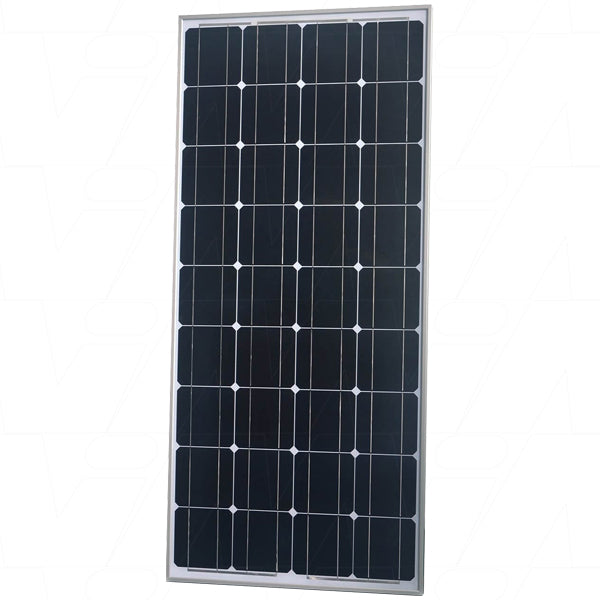 12V 100W Symmetry Monocrystalline Solar Module with junction box and 2 x 0.9m leads with LH4 male & female connectors