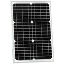 12V 20W Symmetry Monocrystalline Solar Module with 5 metre fly leads and no connector