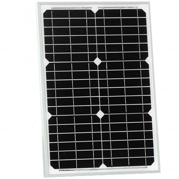12V 30W Symmetry Monocrystalline Solar Module with 5 metre fly leads and no connector