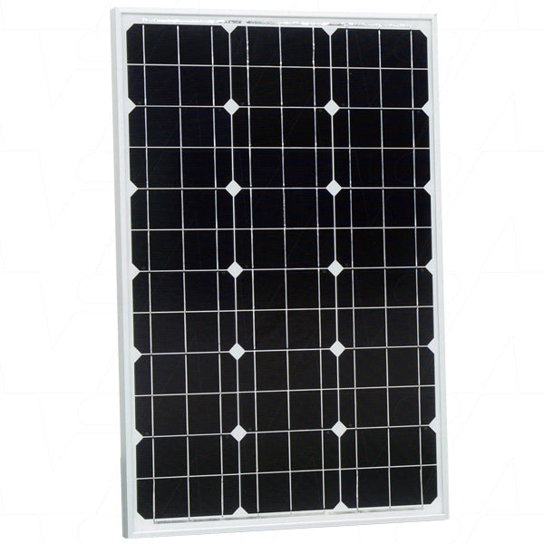 12V 50W Symmetry Monocrystalline Solar Module with junction box and 2 x 0.9m leads with LH4 male & female connectors