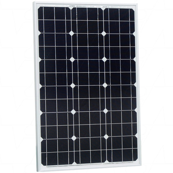 12V 60W Symmetry Monocrystalline Solar Module with junction box and 2 x 0.9m leads with LH4 male & female connectors