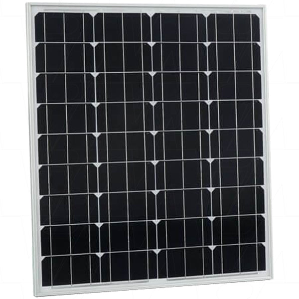 12V 80W Symmetry Monocrystalline Solar Module with junction box and 2 x 0.9m leads with LH4 male & female connectors