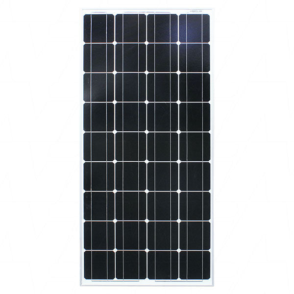 12V 100W 36 Cell Symmetry Monocrystalline Solar Module with IP65 rated junction box and 2 x 0.9m leads with LH4 male & female connectors