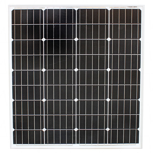 12V 80W 36 Cell Symmetry Monocrystalline Solar Module with IP65 rated junction box and 2 x 0.9m leads with LH4 male & female connectors
