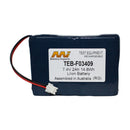 7.4V 2000mAh LiIon Test Equip. battery