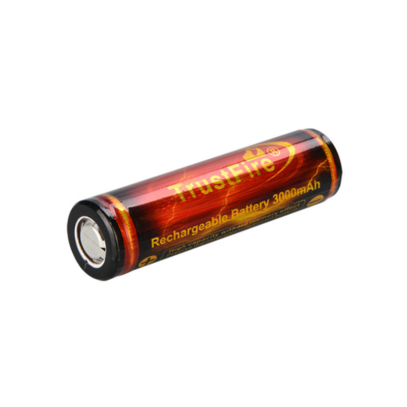Trustfire 18650 3.7V 3000mAh Li-ion Battery C-W PCB
