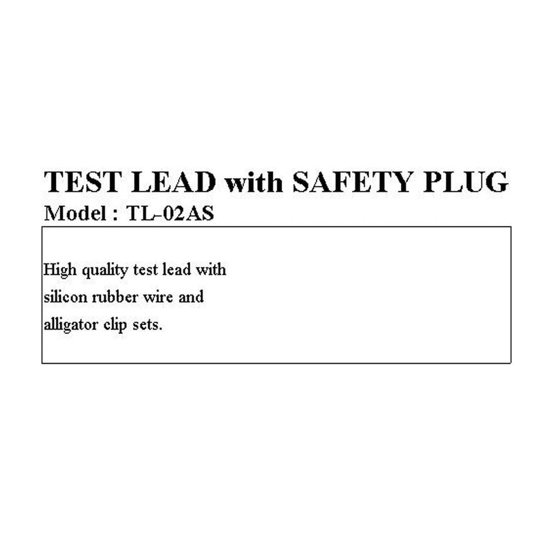 High Quality Test Lead With Alligator Clip Sets