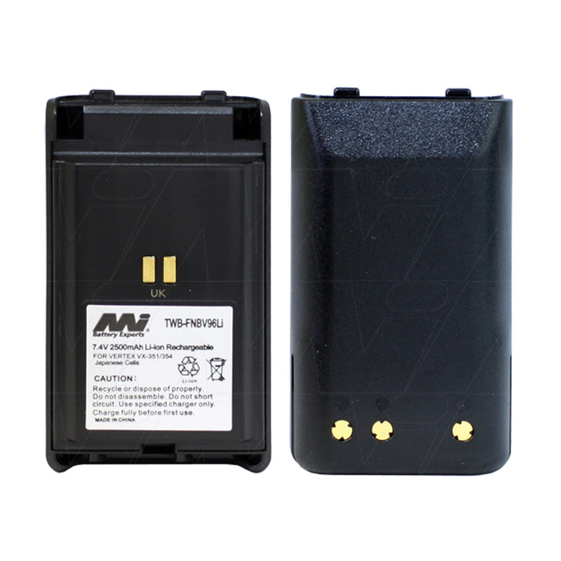 7.4V 2500mAh LiIon Two Way Radio battery