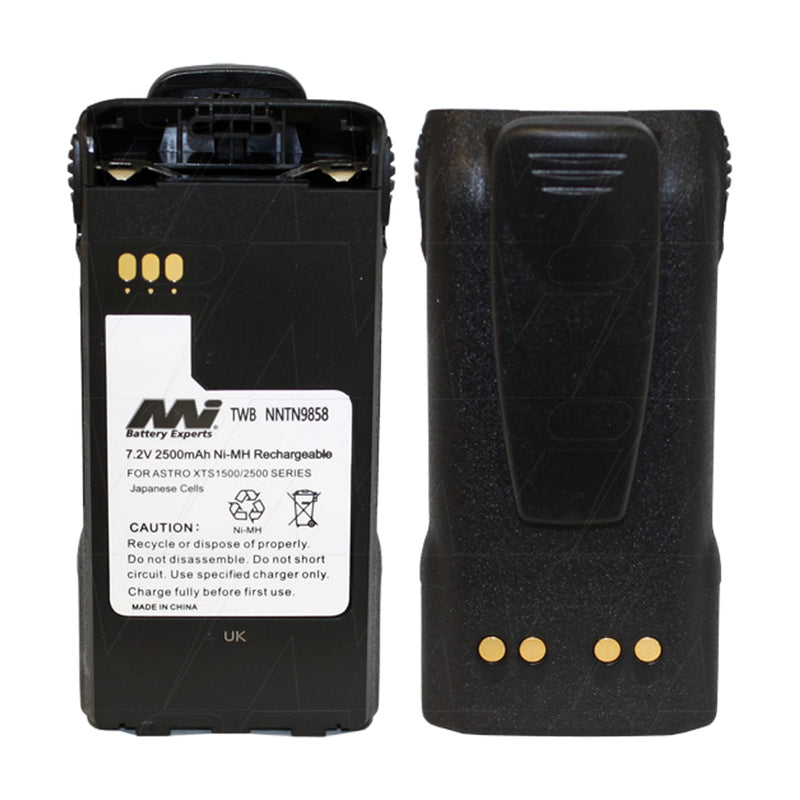 7.2V 2500mAh NiMH Impres Two Way Radio battery