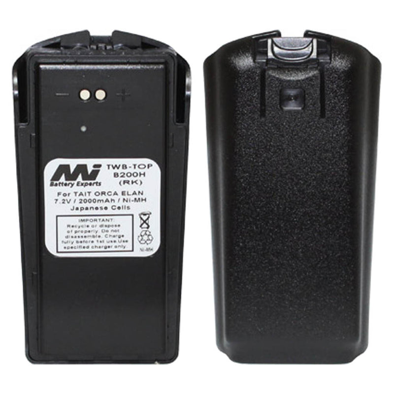 7.2V 2000mAh NiMH Two Way Radio battery suit. for Tait