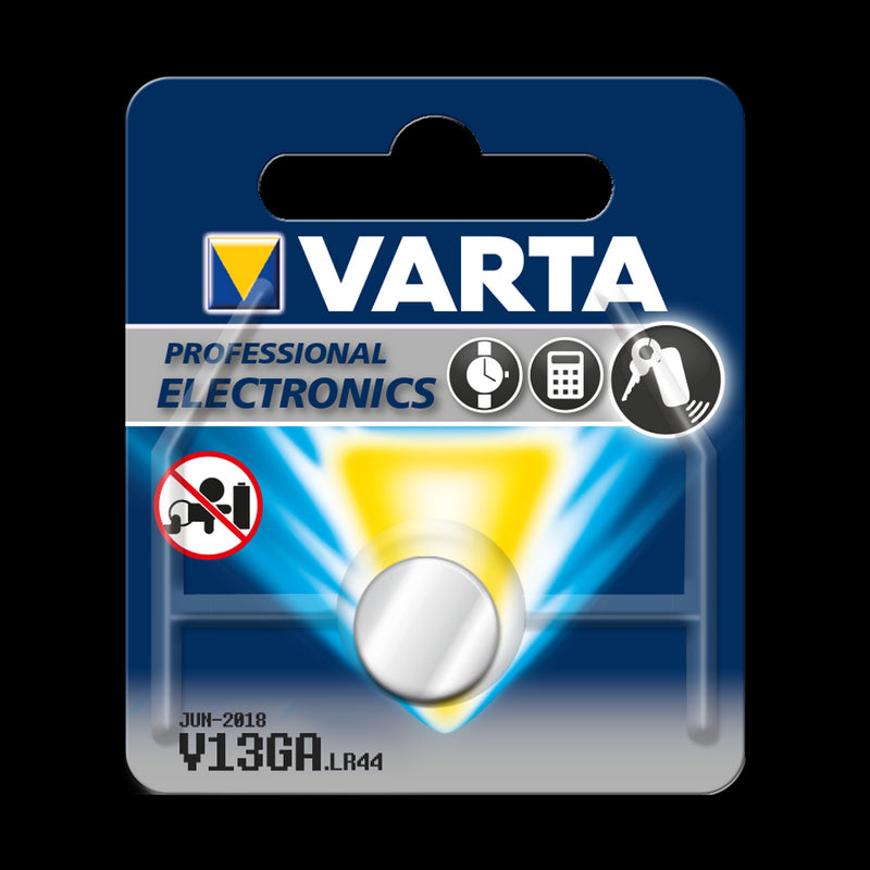 VARTA V13GA Professional Electronics Button Cell 1 Pack (LR44)