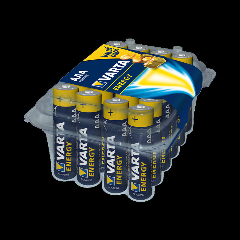 VARTA Energy Alkaline Batteries AAA 24 Pack