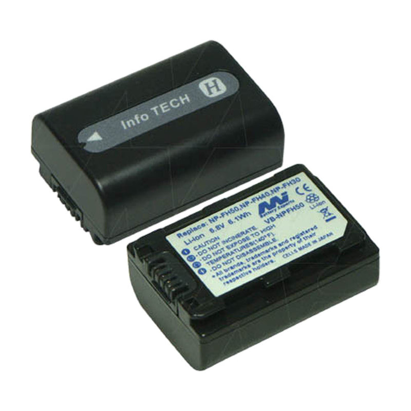 6.8V 750mAh LiIon Video-Camcorder battery suit. for Sony