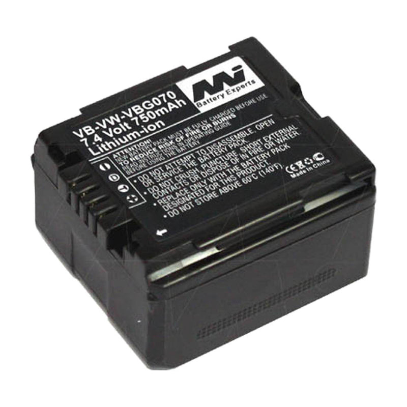 7.4V 750mAh LiIon Video-Camcorder battery suit. for Panasonic