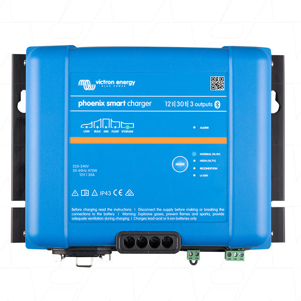 Phoenix Smart IP43 SLA/LiFePO4 Charger 12V VECIP43-12/30-3