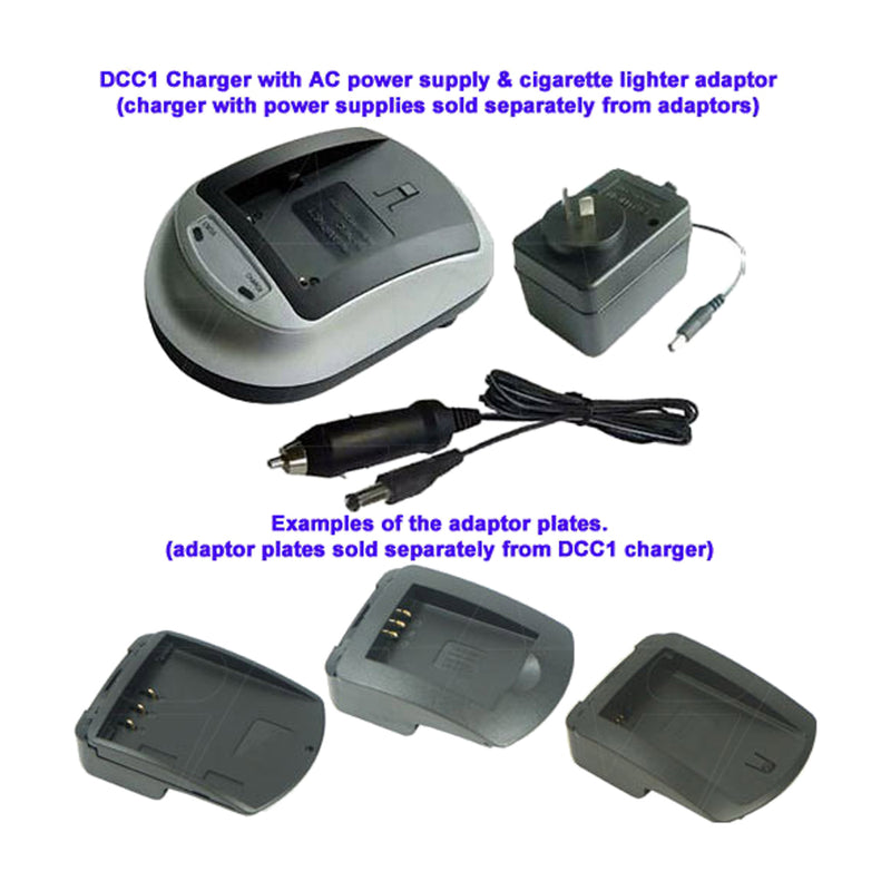 DCC1 Adaptor suit. for Sony NP-FH & NP-FP series