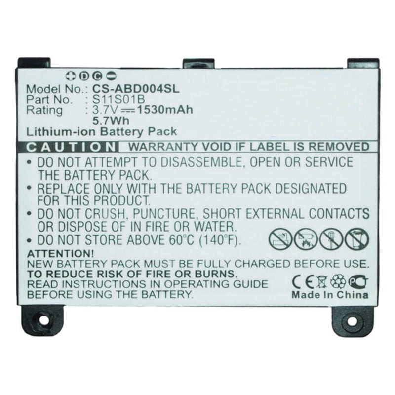 Amazon S11S01B 3.7V 1530mAh Li-ion - Battery Specialists