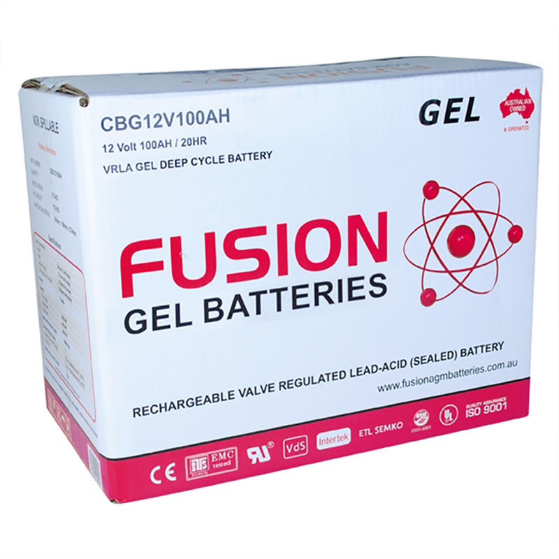 Fusion 12V 96Ah Deep Cycle Gel Battery - Battery Specialists