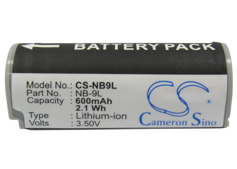 Canon NB-9L 3.6V 600mAh Li-ion - Battery Specialists