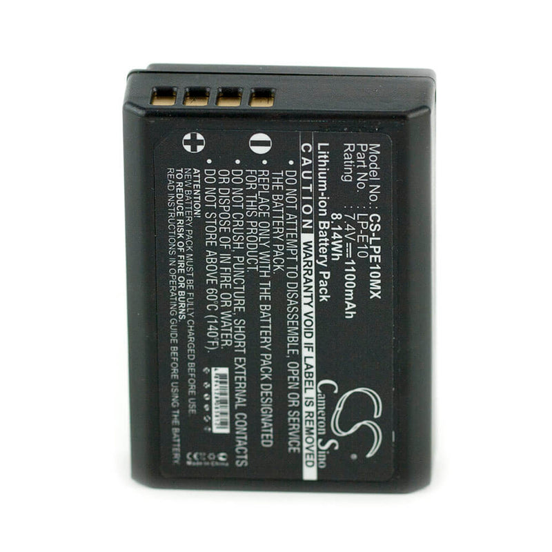 Canon LP-E10 7.4V 1100mAh Li-ion - Battery Specialists