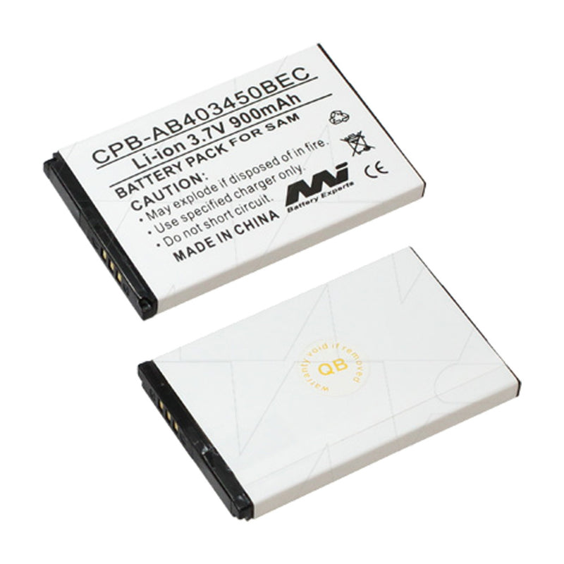 3.7V 900mAh LiIon Mobile Phone battery suit. for Samsung