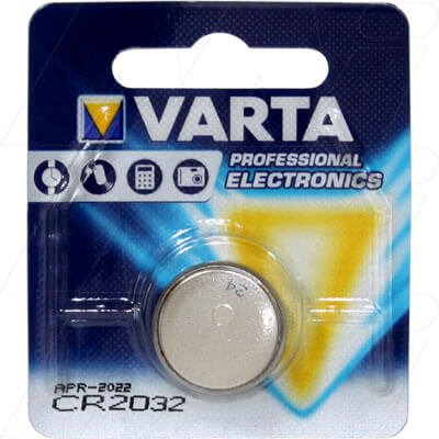 Varta CR2032 3V Lithium Coin Cell Blister of 1
