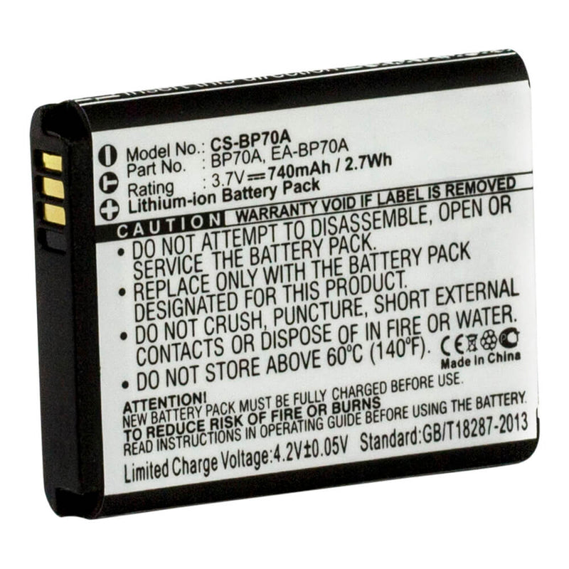 Samsung BP-70A 3.7V 740mAh Li-ion - Battery Specialists