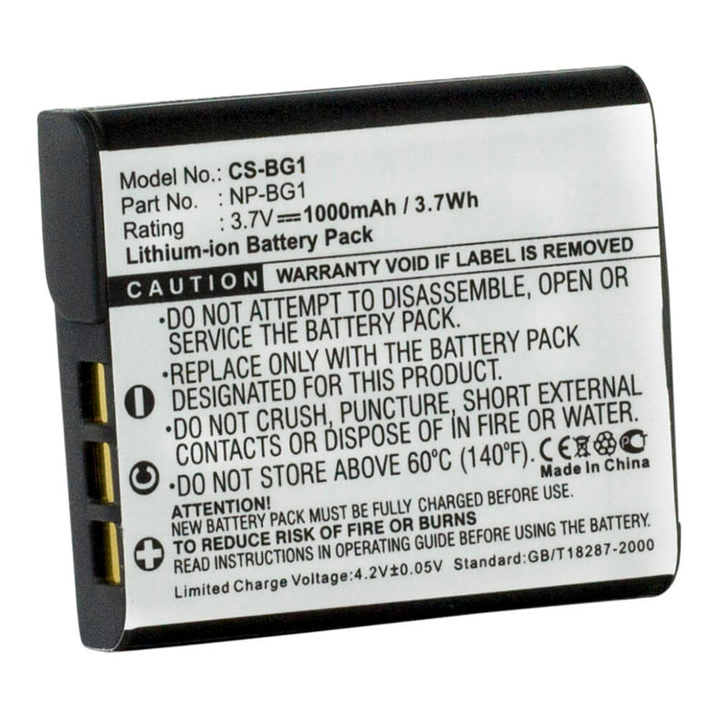 Sony NP-BG1; NP-FG1 3.7V 1000mAh Li-ion - Battery Specialists