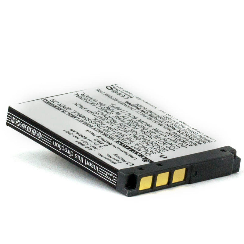 Sony NP-FD1; NP-BD1 3.7V 680mAh Li-ion - Battery Specialists