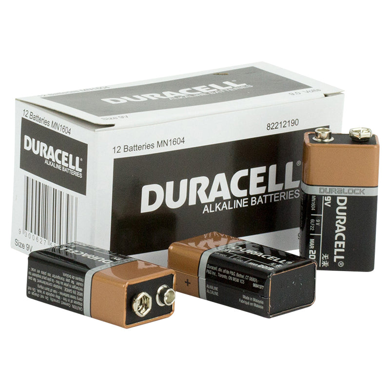 Duracell Coppertop 9V Battery Bulk box of 12 - Battery Specialists