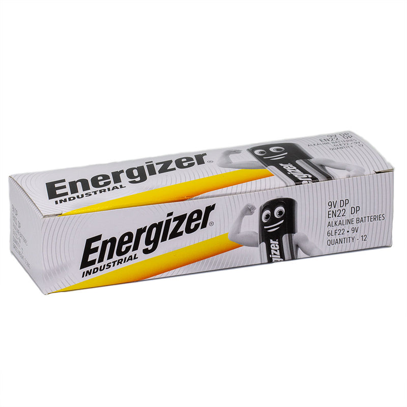 Energizer Industrial 9V Bulk Box of 12 - Battery Specialists
