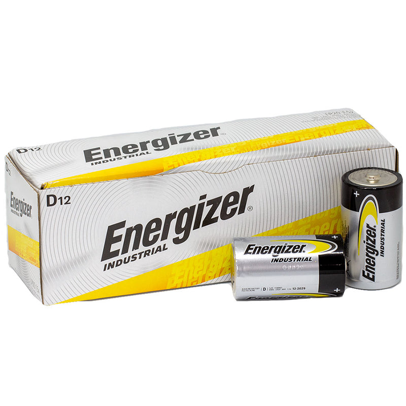 Energizer Industrial D Bulk Box of 12 - Battery Specialists
