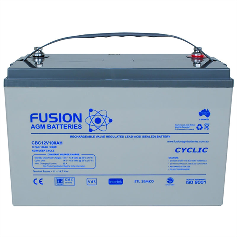 fusion AGM Battery CBC12V100AH