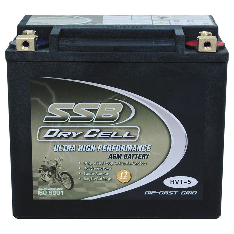 HVT-5 Ultra High Performance AGM Motorcycle Battery