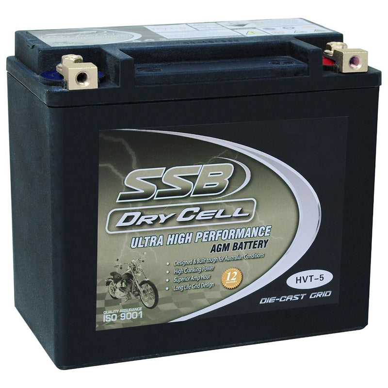 HVT-5 Ultra High Performance AGM Motorcycle Battery
