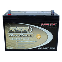 SSB HVT-70ZZD Ultra-High-Performance Dual Purpose AGM Battery