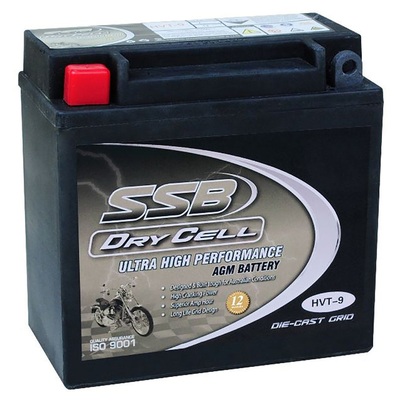 HVT-9 Ultra High Performance AGM Motorcycle Battery