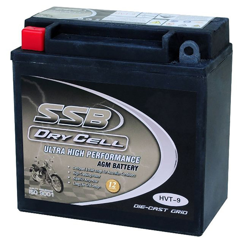 HVT-9 Ultra High Performance AGM Motorcycle Battery