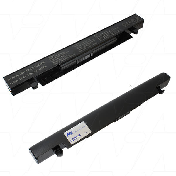14.8V 38Wh - 2600mAh LiIon Laptop Battery suit. For Asus A41-X550