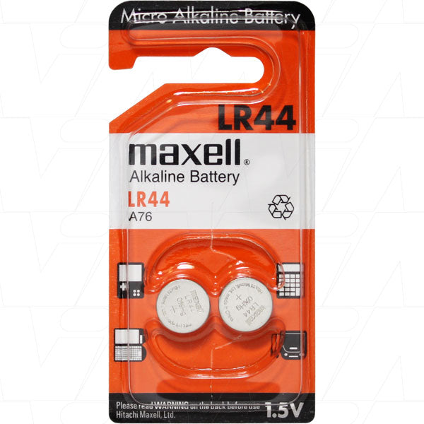 1.5V Alkaline Button Cell Blister of 2 (V13GA)
