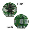 LiIon Protection Circuit Module Round 1SXP OCP2.5A for 14mm Diameter Cell