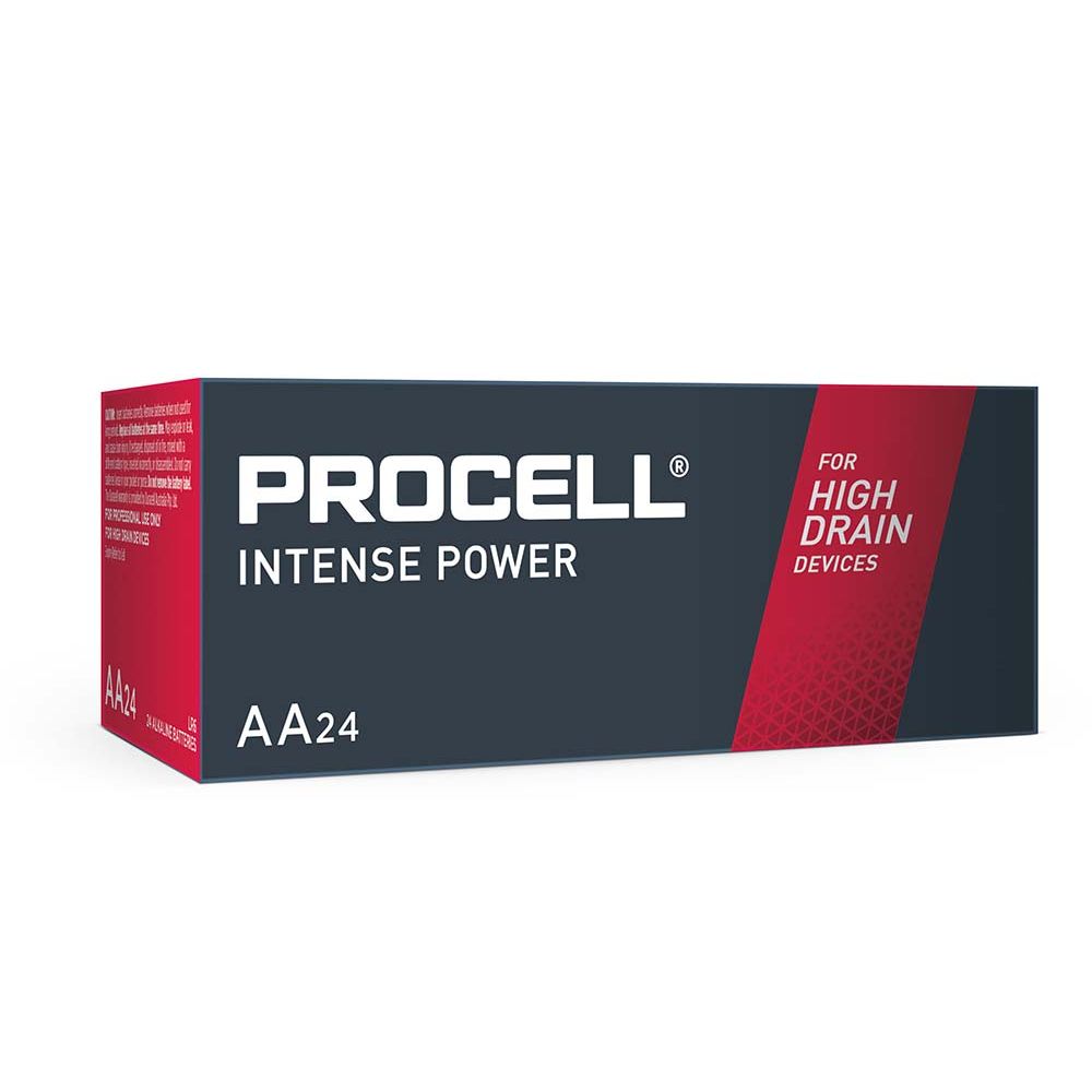 Procell INTENSE Power AA Alkaline Battery | Bulk Box of 24