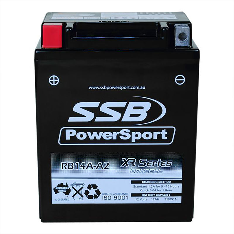 RB14A-A2 High Peformance AGM Motorcycle Battery